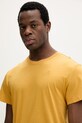 Bombažna kratka majica G-Star Raw rumena D16411.336