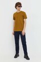 G-Star t-shirt bawełniany D16411.336 zielony AA00