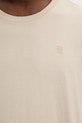 G-Star t-shirt bawełniany D16411.336 beżowy