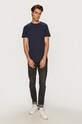 G-Star - T-shirt D16411.336.6370 D16411.336.6370 granatowy AA00