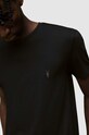 AllSaints - T-shirt Tonic SS Crew fekete MD109E
