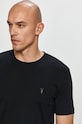 AllSaints - Tričko Tonic SS Crew černá MD109E