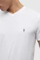 AllSaints - Μπλουζάκι Tonic V-neck λευκό