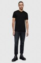 AllSaints - Tricou Tonic V-neck negru MD001M