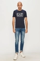 EA7 Emporio Armani - T-shirt 8NPT10.PJNQZ granatowy