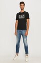 EA7 Emporio Armani - Tričko 8NPT10.PJNQZ čierna AA00