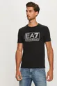 czarny EA7 Emporio Armani - T-shirt 8NPT10.PJNQZ
