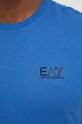 Бавовняна футболка EA7 Emporio Armani 8NPT51.PJM9Z блакитний