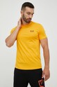 EA7 Emporio Armani tricou din bumbac galben 8NPT51.PJM9Z