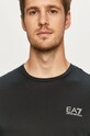 EA7 Emporio Armani t-shirt bawełniany 8NPT51.PJM9Z granatowy 8NPT51.PJM9Z