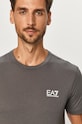 Bavlnené tričko EA7 Emporio Armani sivá 8NPT51.PJM9Z