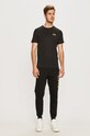 Бавовняна футболка EA7 Emporio Armani 8NPT51.PJM9Z чорний AA00