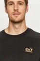 чорний Бавовняна футболка EA7 Emporio Armani