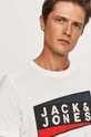 biały Jack & Jones - T-shirt