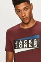 fioletowy Jack & Jones - T-shirt