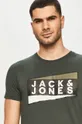 zielony Jack & Jones - T-shirt