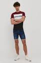Jack & Jones - T-shirt 12173968 bordowy AA00