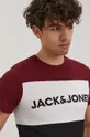 burgundia Jack & Jones - T-shirt
