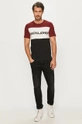 Jack & Jones - T-shirt bordowy