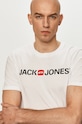 Jack & Jones T-shirt nadruk biały 12137126