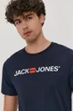 tmavomodrá Tričko Jack & Jones