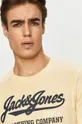 żółty Jack & Jones - T-shirt