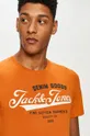 oranžová Jack & Jones - Tričko