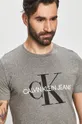 szary Calvin Klein Jeans - T-shirt J30J314314.NOS