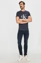 Calvin Klein Jeans - Tričko tmavomodrá