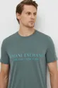Tričko Armani Exchange zelená