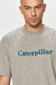 szary Caterpillar - T-shirt