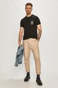 Armani Exchange - Tricou 8NZTPH.ZJH4Z negru AA00