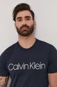 granatowy Calvin Klein - T-shirt Męski