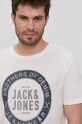 Jack & Jones T-shirt beżowy 12190510