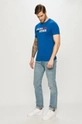 Jack & Jones T-shirt bawełniany niebieski