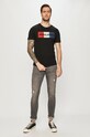 Jack & Jones T-shirt bawełniany 12151955.. czarny AA00