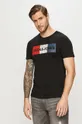 czarny Jack & Jones T-shirt bawełniany