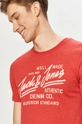 czerwony Jack & Jones - T-shirt