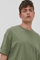 Jack & Jones Tricou din bumbac verde 12185628