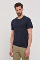 Selected Homme tricou uni bleumarin 16076191
