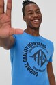 Tom Tailor T-shirt bawełniany niebieski 1019907.17723