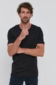 Tiger Of Sweden T-shirt bawełna czarny T49355036Z