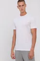 biały Emporio Armani t-shirt bawełniany