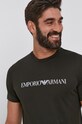 Emporio Armani t-shirt bawełniany zielony 8N1TN5.1JPZZ