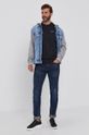 Βαμβακερό μπλουζάκι Armani Exchange 8NZT91.Z8H4Z.NOS σκούρο μπλε AA00