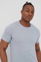 Бавовняна футболка Jack & Jones блакитний 12156101.DustyBlue