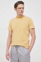 Selected Homme tricou din bumbac galben 16080129.GoldenSpic