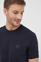Хлопковая футболка Armani Exchange тёмно-синий 8NZT84.Z8M9Z.NOS