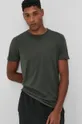 зелений Бавовняна футболка !SOLID