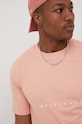 Bavlněné tričko Jack & Jones růžová 12176780.CoralPink